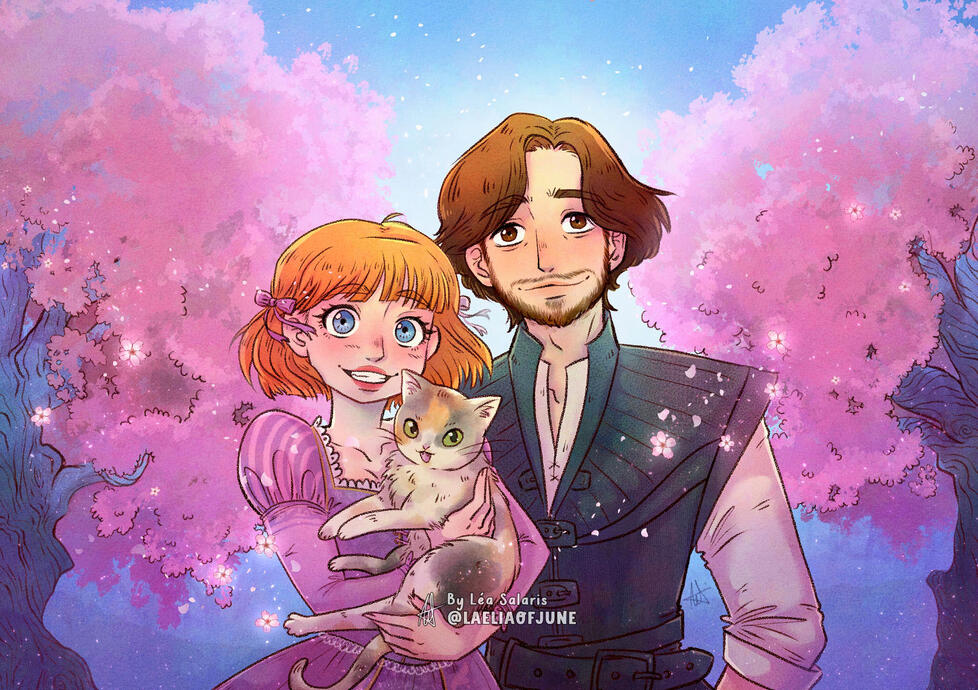 Portrait de couple fantasy - commande 2025